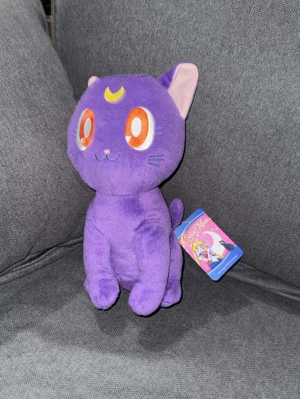 Sailor Moon 12" Purple Luna Cat Plush